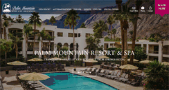 Desktop Screenshot of palmmountainresort.com